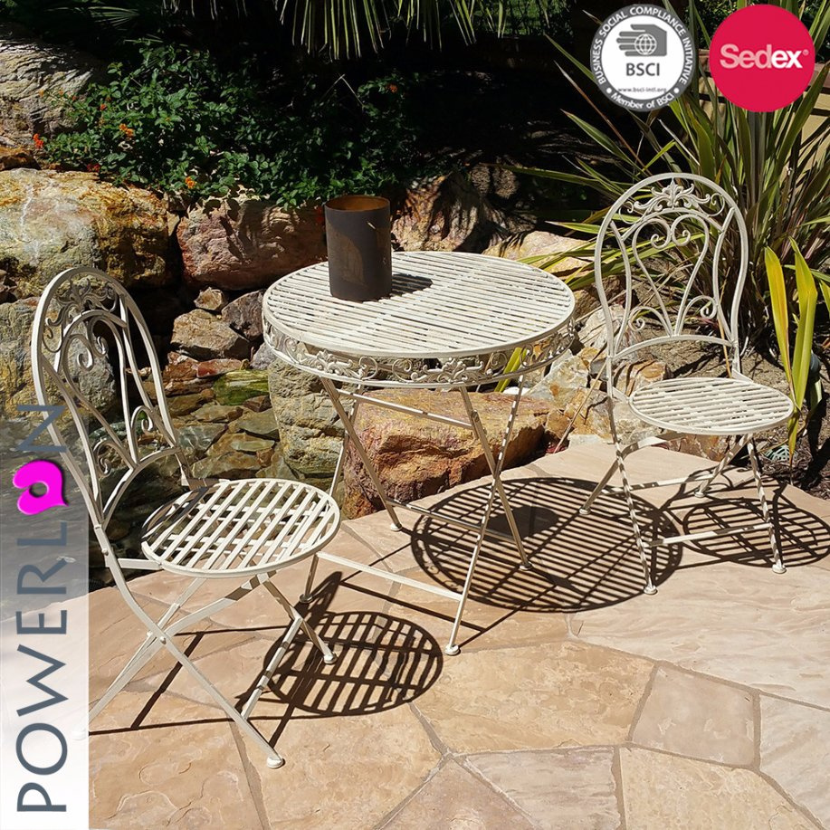 Wrought Iron Outdoor Furniture Table with Chairs