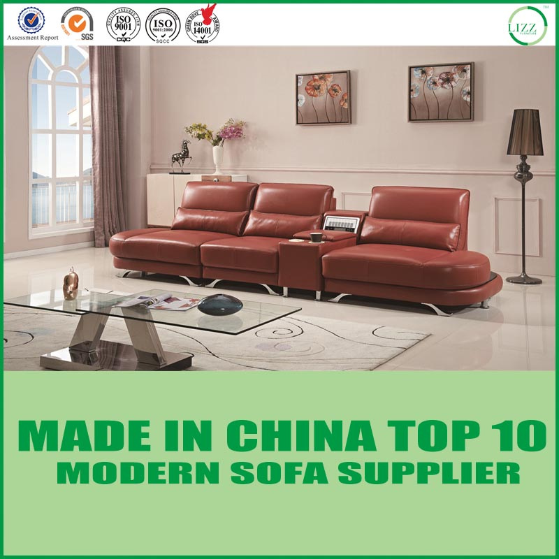 Living Room Leather Living Room Sofa for Small House