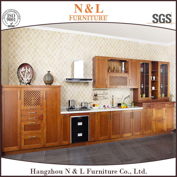 N & L Solid Wood Luxury Furniture Kitchen for North America