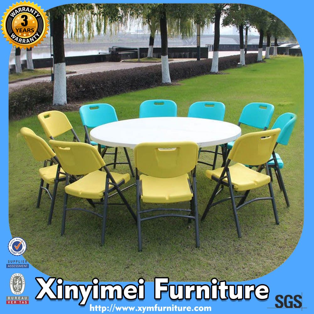 Portable Plastic White Folding Chair for Wedding Party Hotel Banquet