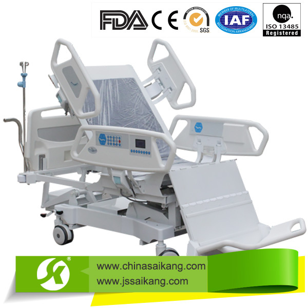 China Factory High Quality Electric Adjustable ICU Hospital Medical Bed