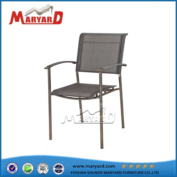 Armrest Textile Fabric Coffee Shop Chair