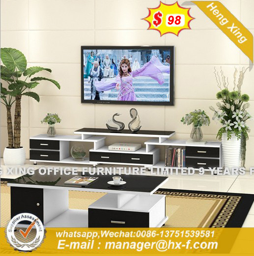 Metal Leg Tempered Clear Color TV Stand (UL-MFC061.3)