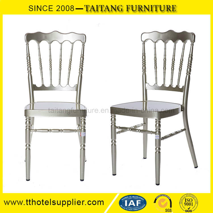Durable Hotel Wedding Use Metal Napoleon Chair