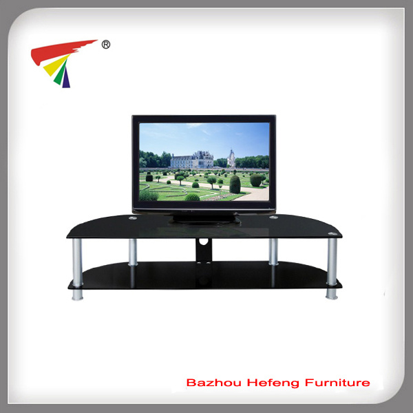 Livling Room Furniture Modern Glass Plasma TV Stand (TV056)