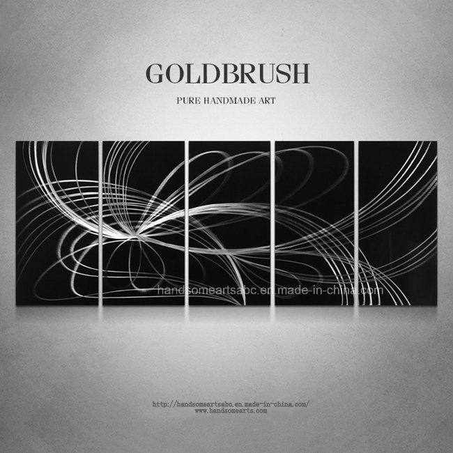 Magnificence Modern Abstract Metal Oil Art / Painting for Decoration (CHB6015079)
