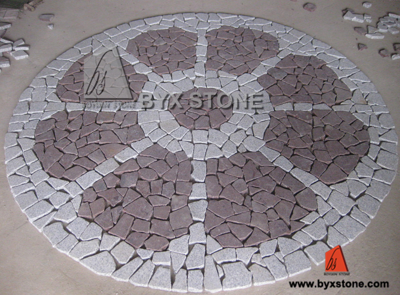 Nutural Granite Round Garden Paving Stone for Landscape