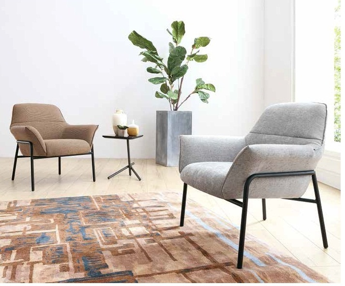 Modern Comfortable Fabric Living Room Leisure Chair