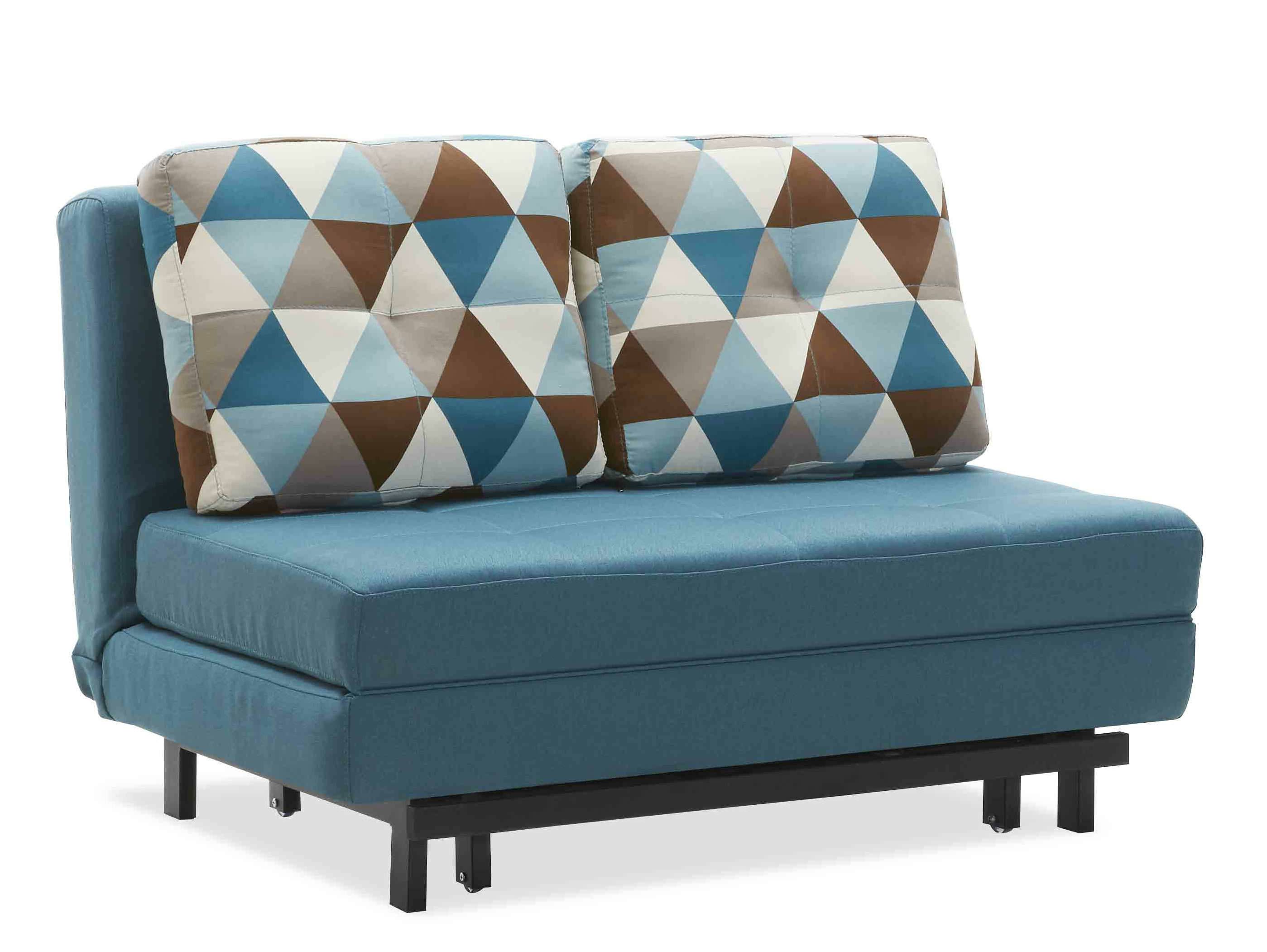 High Density Fabric Sofa Cum Bed for Small Unit with Different Size