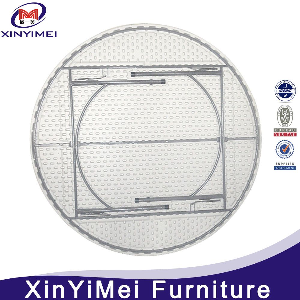 Foldable White Plastic Banquet/Garden Table