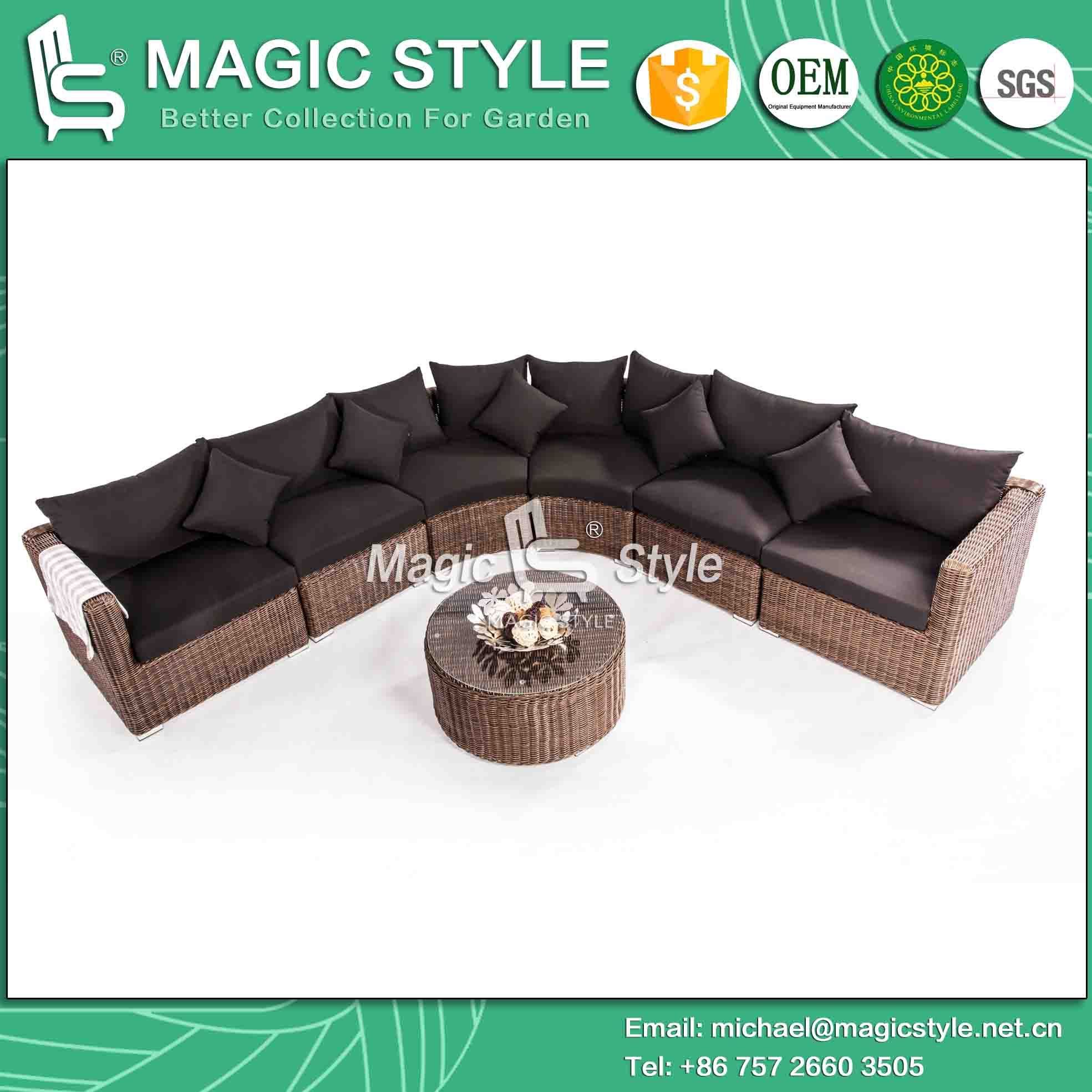 Toto Sofa Set Combination Sofa Garden Sofa Set Rattan Sofa Outdoor Furniture Rattan Sofa Wicker Sofa Patio Furniture (MAGIC STYLE)