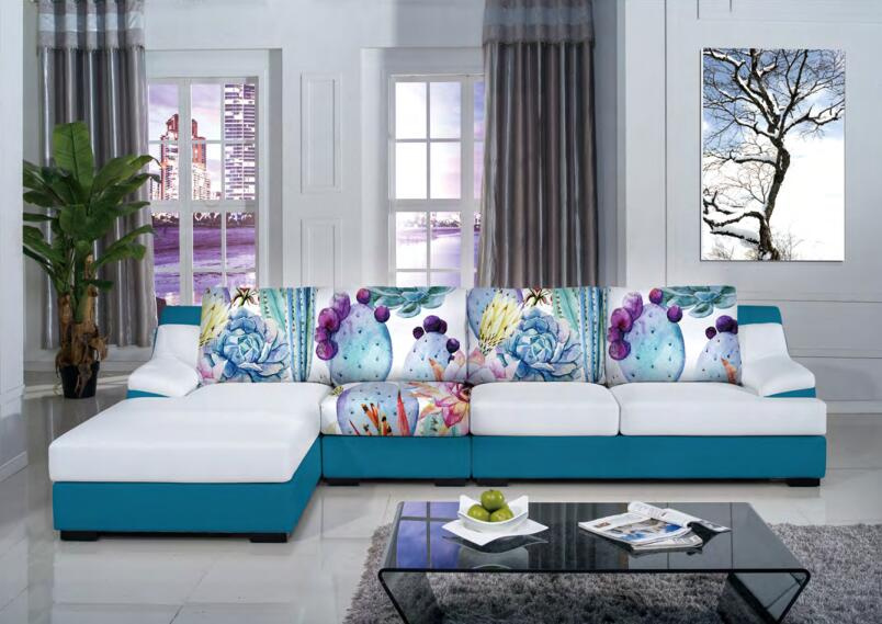 Modern Genuine Leather Sofa