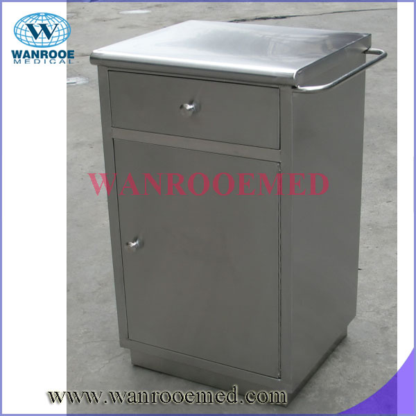 Bc014 Hospital New Design Stainless Steel Frame Bedside Table