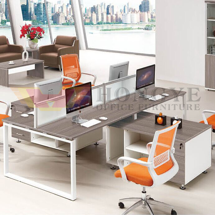 White Metal Leg Office Computer Workstation Table (HY-NNH-Z61)