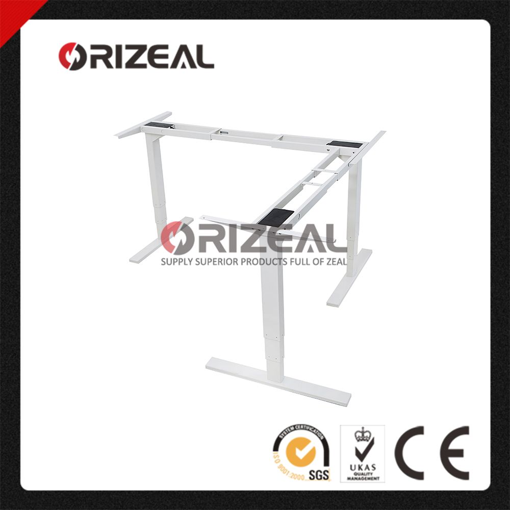 Haining Manufacturer Height Adjustable 3 Legs Desk Frame
