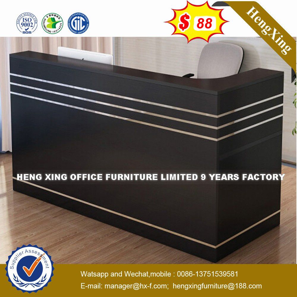 White Color Office Furniture Melamine Office Reception Table (HX-8N2436)
