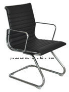 Office Original Eames Hotel Leather Aluminium Meeting Visitor Chair (S001BR)