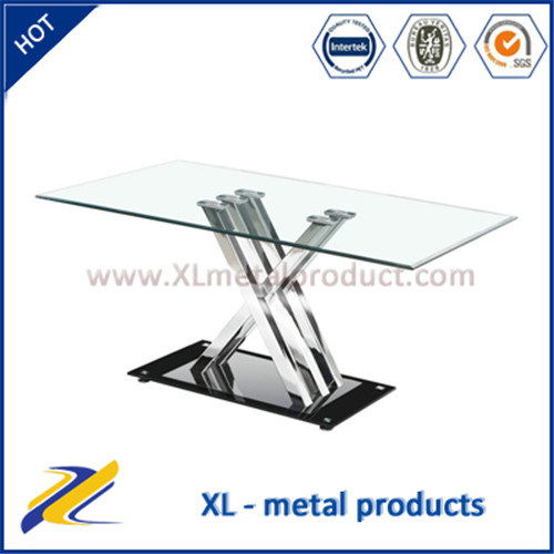 Most Popular Glass and Metal Dining Table