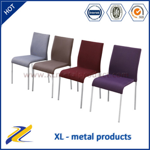 Colorful Fabric Covered Stackable Dining Chair