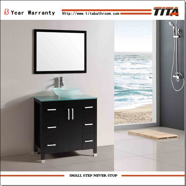 Vanity Bathroom/Solid Wood Bathroom Furniture (T9141A)