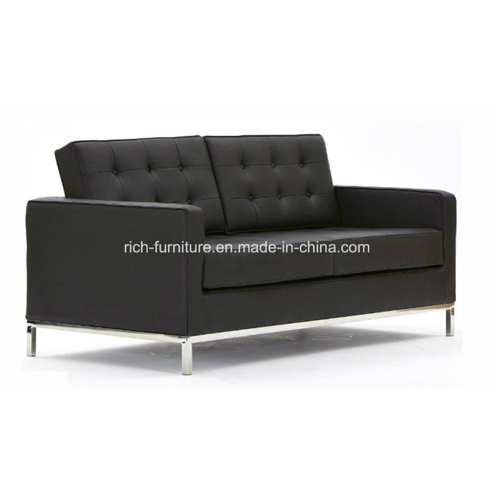 Office Waiting Area Modern Leather Sofa