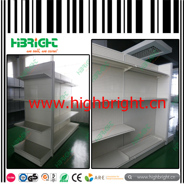 Cold Rolled Steel Supermarket Shelf Gondola with Custom Service