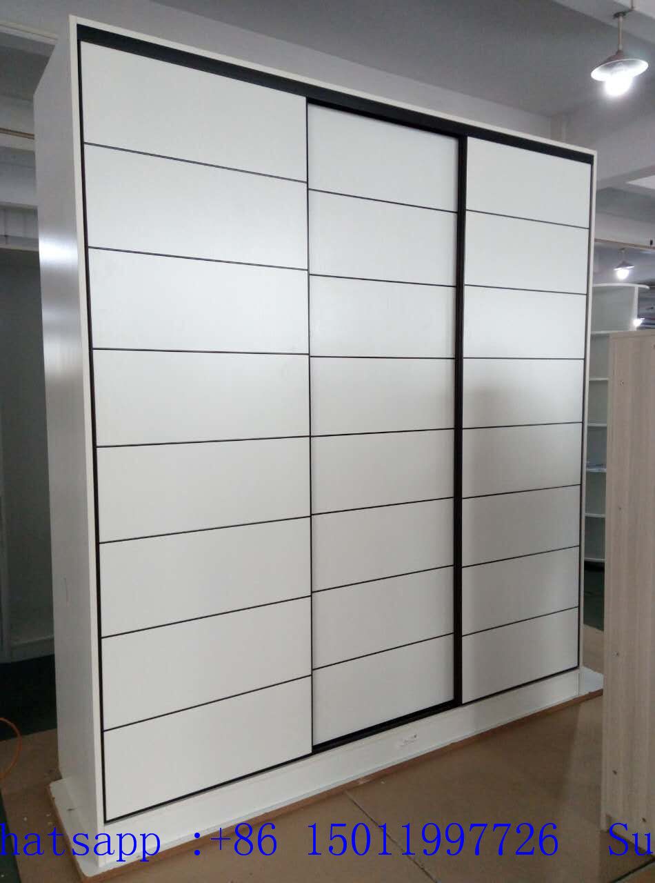 Melamine MDF Sliding Door Wardrobes (factory directly)
