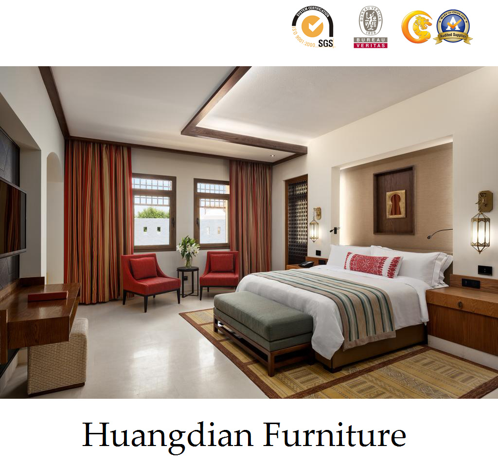 Modern 4 Star Hotel Bedroom Furniture (HD424)