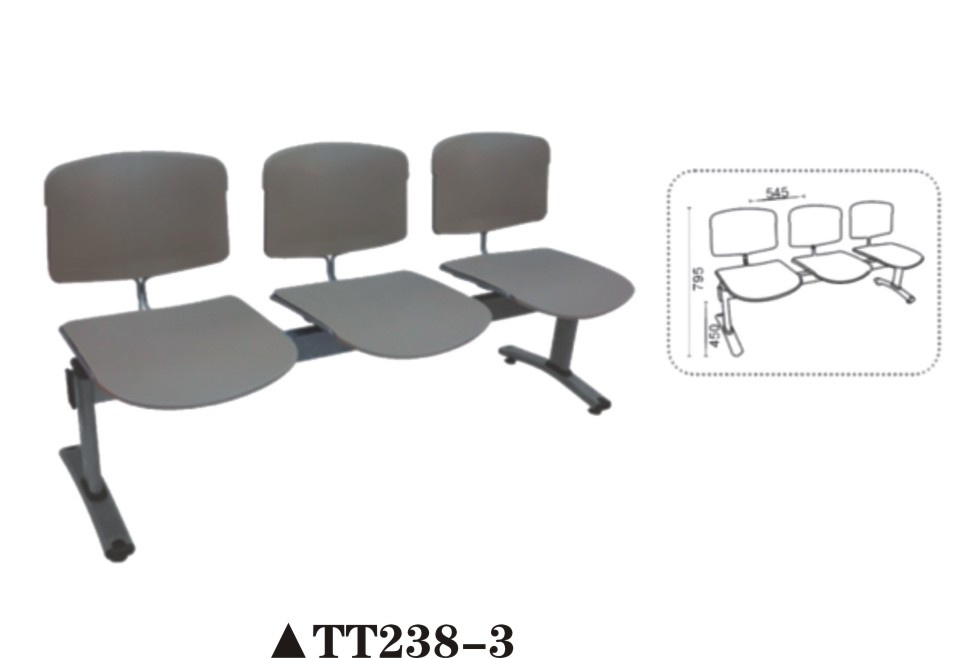 Plastic Public Waiting Chair, Airport Waiting Chair Tt238-3