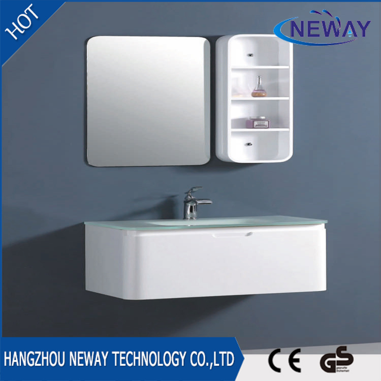 Modern Wall Mount Home Custom PVC Bathroom Vanity Unit