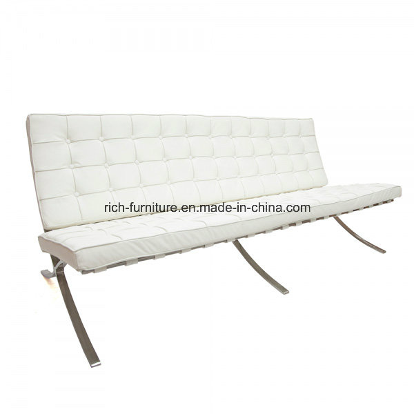 Commercial Modern Hotel Lobby Receiption Barcelona Chair 3seater