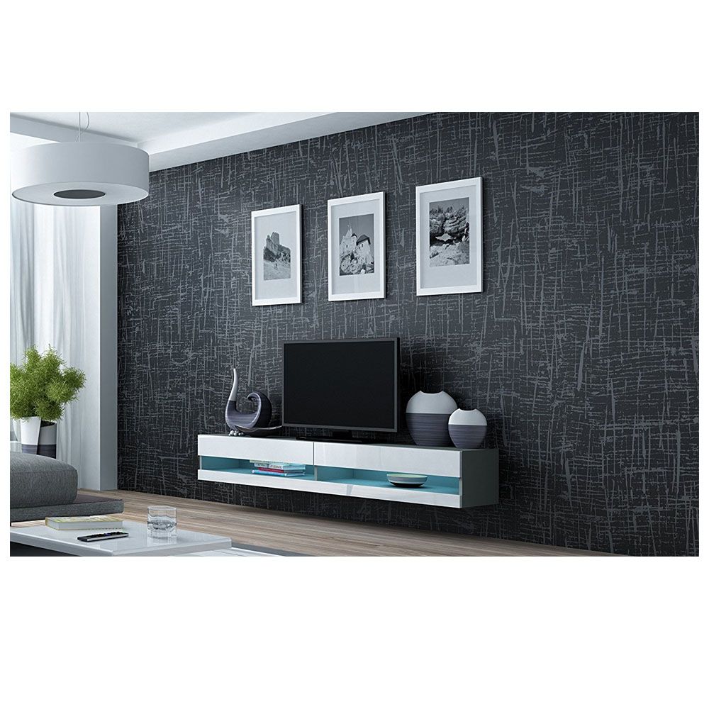 Modern Wooden LED TV Stand Furniture Design