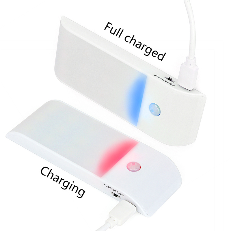 USB IR Infrared LED Induction Lamp Rechargeable Wardrobe Night Light Motion Sensor Night Lamps