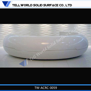 Tw Modern Half Circle Reception Desk for Office
