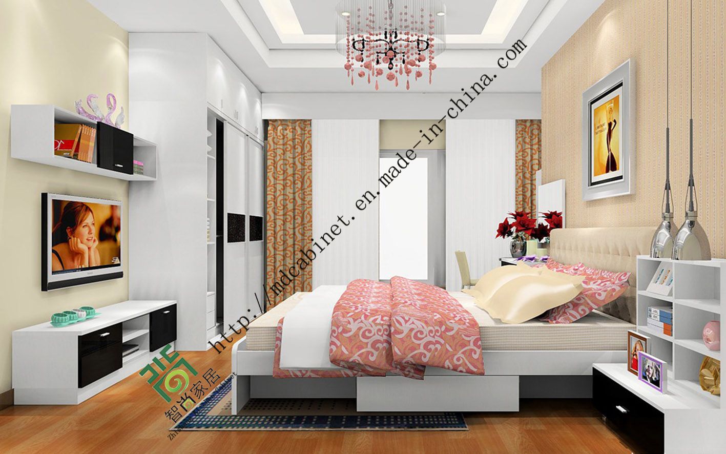 Customized Wardrobes Walk-in Closet for Bedroom