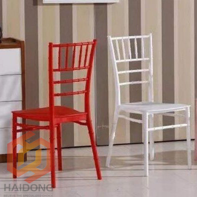 Popular modern furniture Colorful PP Plastic Monoblock Chiavari Chair