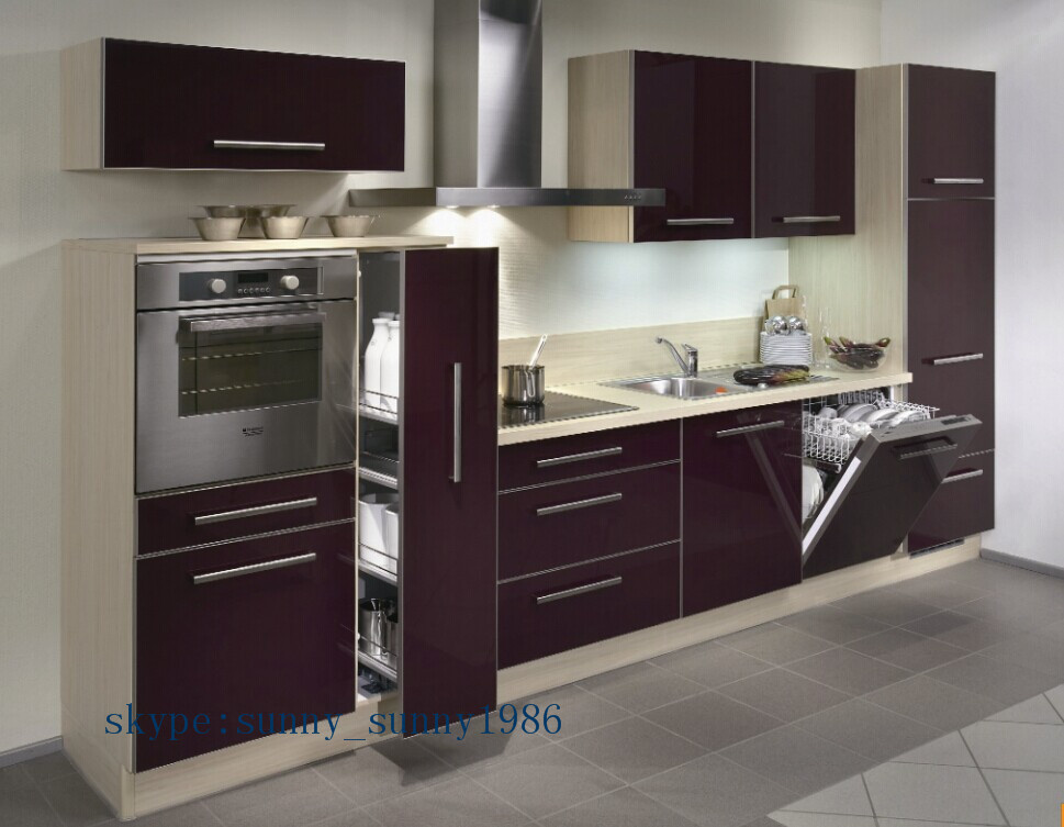 Customzied Wood Cabinet Kitchen Cabinets (high glossy)