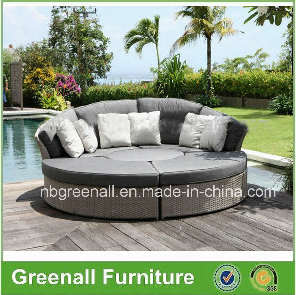 Round Leisure Sun Bed, Garden Bed, Leisure Furniture