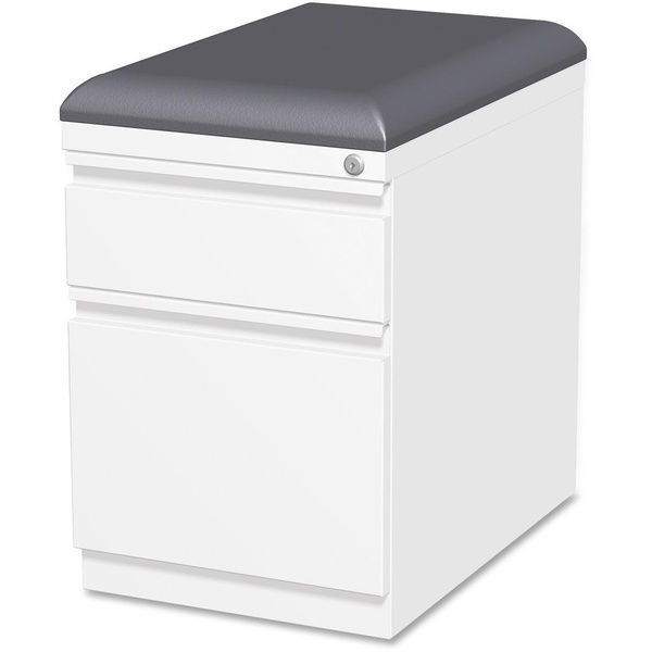 2 Drawer Metal File Cabinet with Cushion