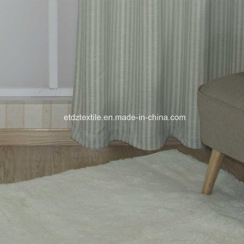 Modern Design of Linen Touching Window Curtain Fabric