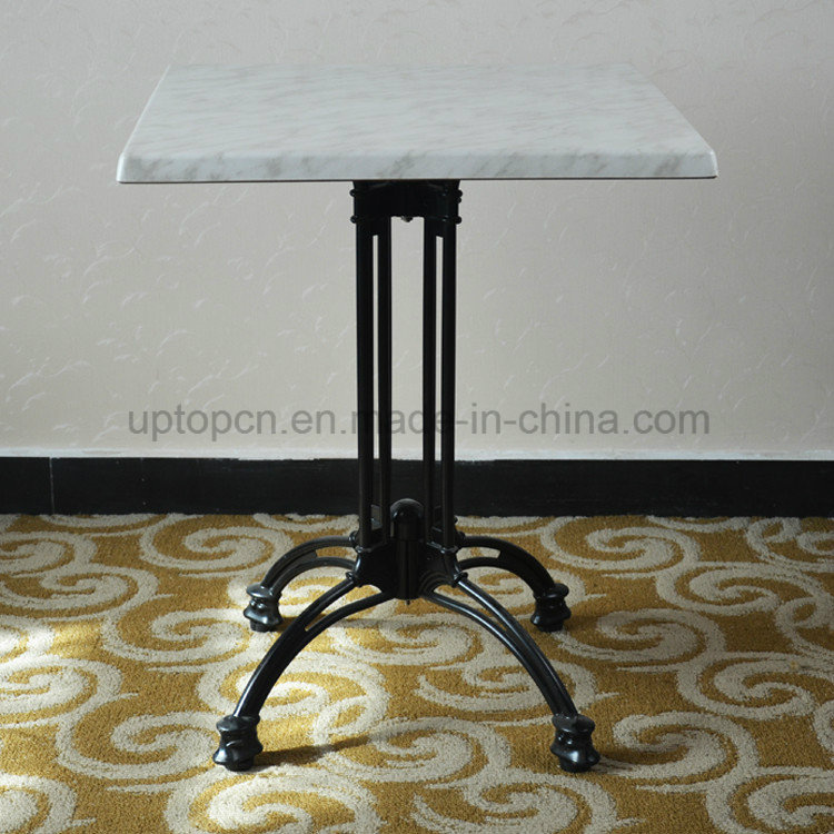 Antique Cast Iron Base Werzalit Moulded Board Dining Table (SP-RT472)