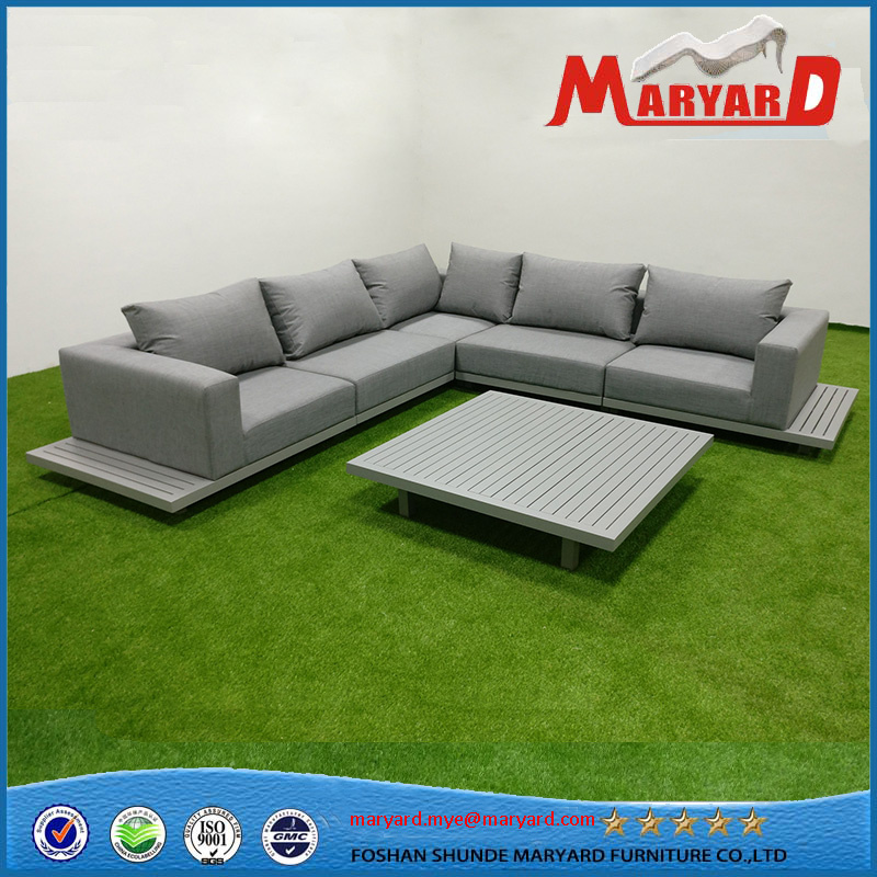 Aluminum Fabric Outdoor Sofa for Garden