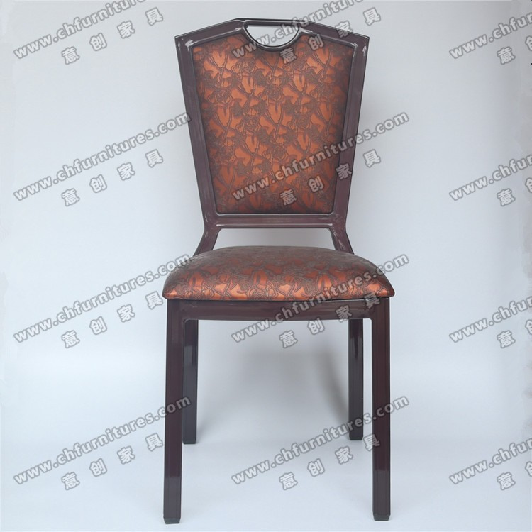 Pattern Event Rental Stacking Imitated Wood Banquet Furniture Yc-D68
