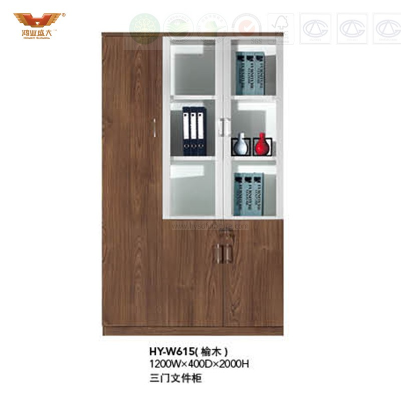 Modern Office Furniture Filing Cabinet with Glass Doors (HY-W615)