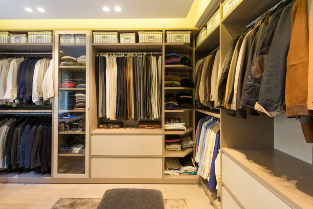 Bedroom Furniture MDF Wardrobe Walk in Closet