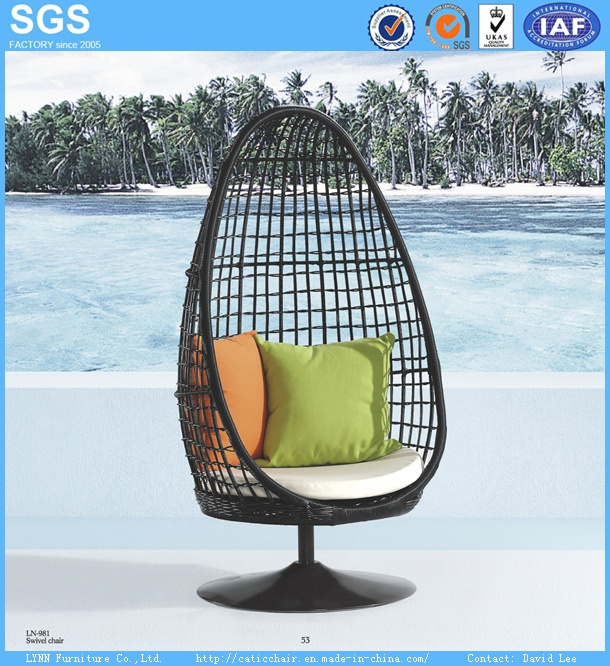Patio Furniture Round Wicker Rattan Egg Chair