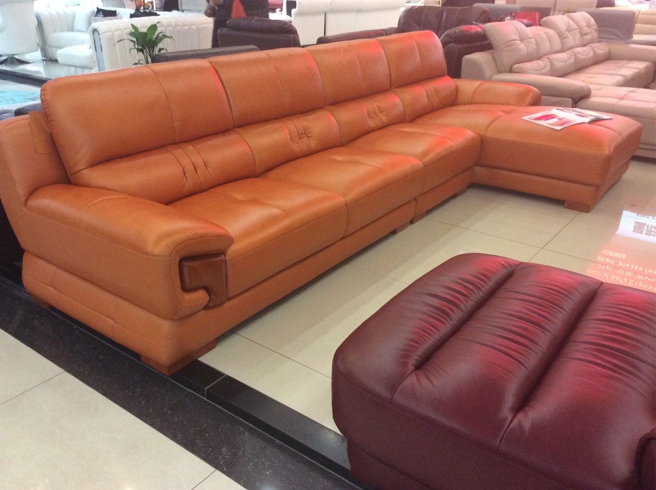 Brown Color Sofa Set, Hot Sell Living Room Sofa (A-38)