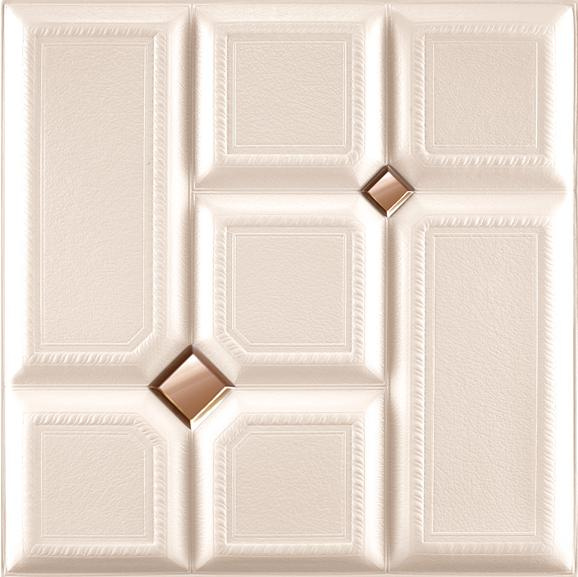 China Suoya 1073-19 Embossed 3D Leather Panel for Wall Decoration