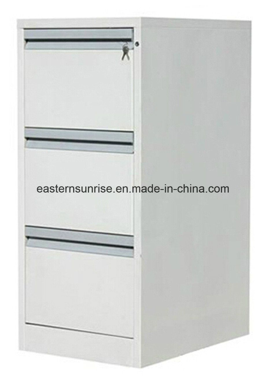 3 Drawers Office Use Metal Tool Vertical Filing Cabinet