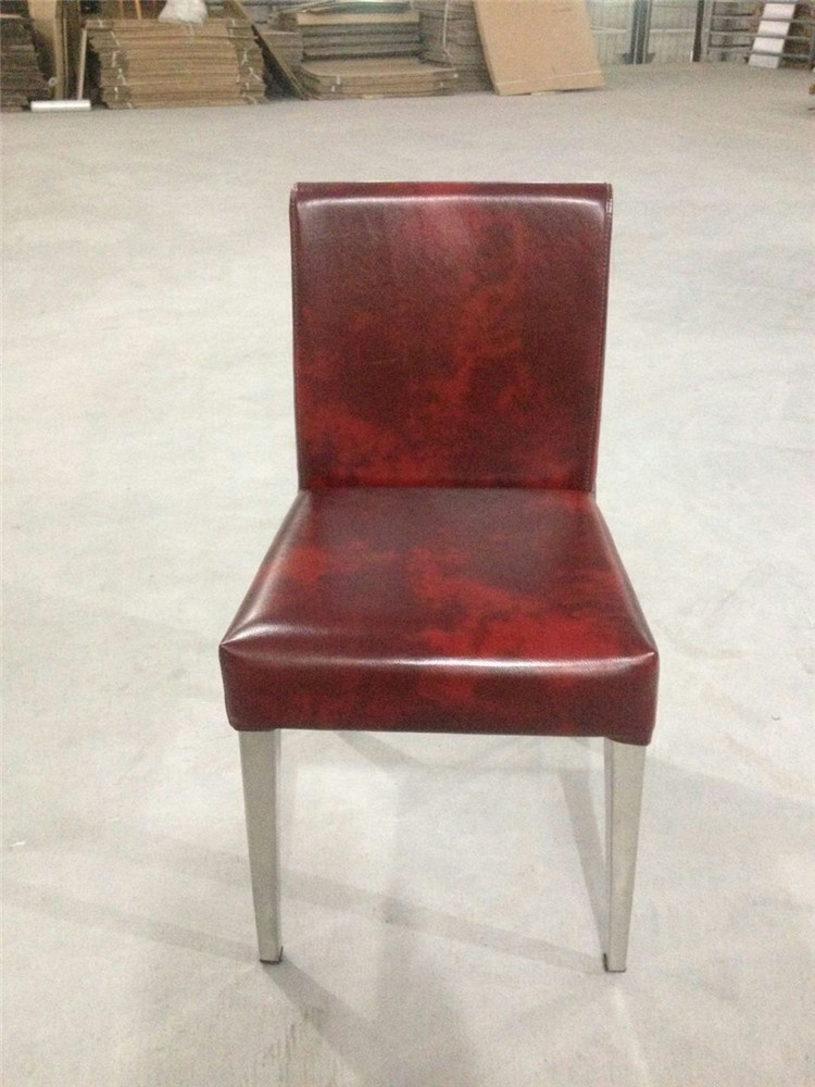 High Back Upholstery Hotle Chair with Metal Legs